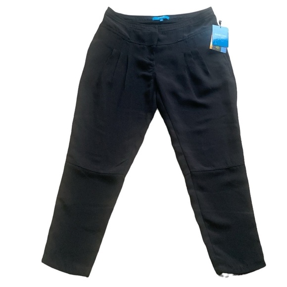 Derek Lam For Design Nation Pleated Black Ankle Length Pants Sz 10 NWT - Picture 2 of 12